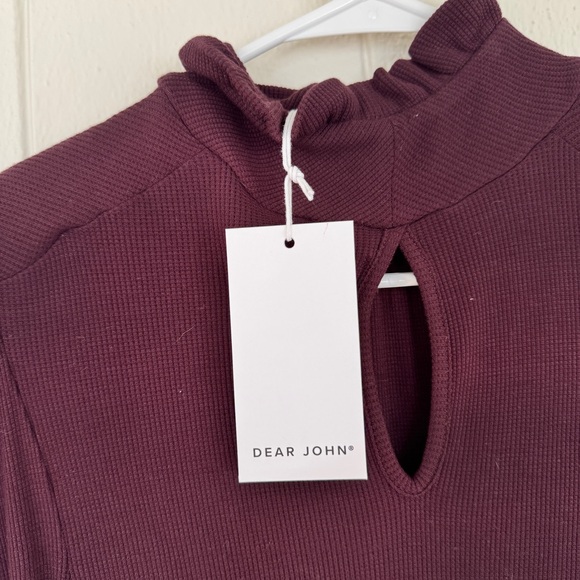 Dear John Plum Ruffled Top - Picture 5 of 6